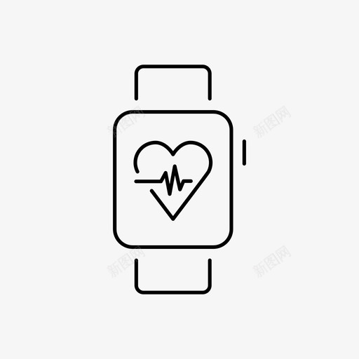 applewatch心率applewatch设备图标svg_新图网 https://ixintu.com applewatch applewatch心率 医疗 屏幕 心率 设备