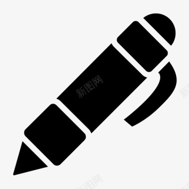 钢笔笔尖学校用笔图标图标