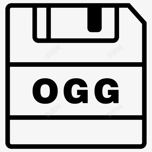 保存ogg文件ogg扩展名图标svg_新图网 https://ixintu.com ogg扩展名 保存ogg 保存图标 文件