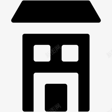 小屋平房房子图标图标