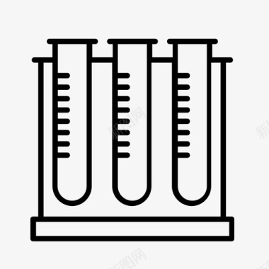 试管学术化学图标图标