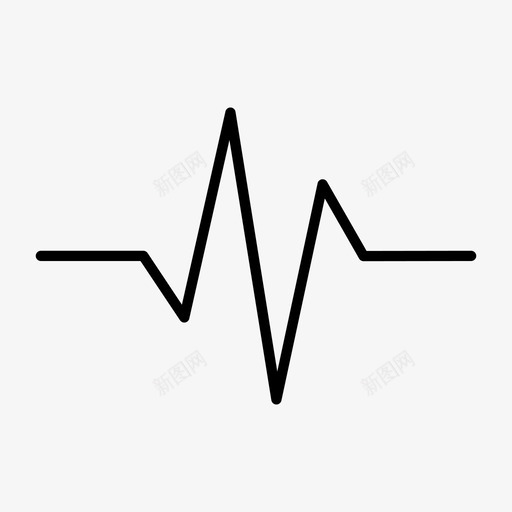 脉搏心脏监护仪心脏脉搏图标svg_新图网 https://ixintu.com 地震 心脏监护仪 心脏脉搏 符号 脉搏