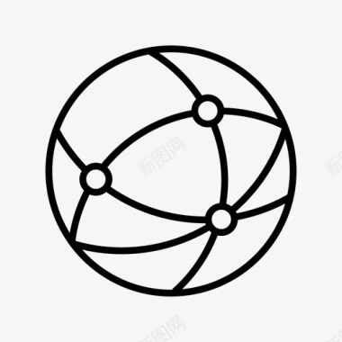 网络连接地球网络图标图标