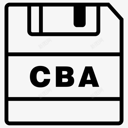 保存cba文件cba扩展名图标svg_新图网 https://ixintu.com cba扩展名 保存cba 保存图标 文件