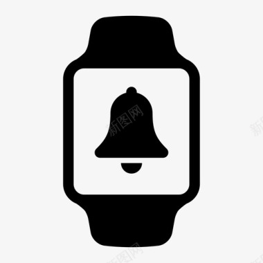 闹钟苹果手表通知图标图标