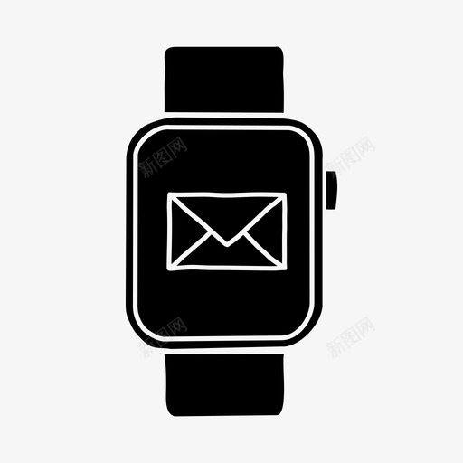 applewatch消息applewatch设备图标svg_新图网 https://ixintu.com applewatch applewatch消息 屏幕 设备 邮件