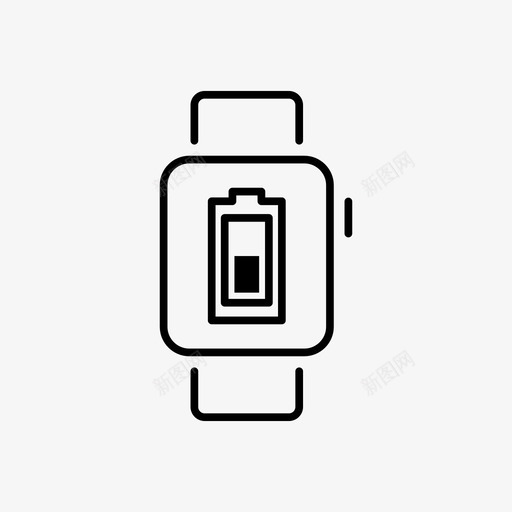 applewatch电池充电applewatch设备图标svg_新图网 https://ixintu.com applewatch applewatch电池充电 屏幕 设备