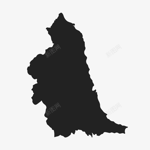 东北英格兰地理图标svg_新图网 https://ixintu.com 东北 地图 地理 英国 英格兰