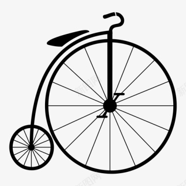 自行车交通工具图标图标
