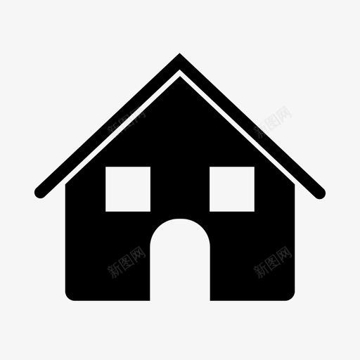 房地产公寓酒店图标svg_新图网 https://ixintu.com 公寓 建筑 房地产 房屋 租赁 酒店