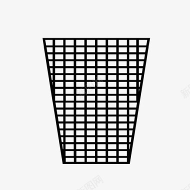 垃圾箱洗衣篮图标图标