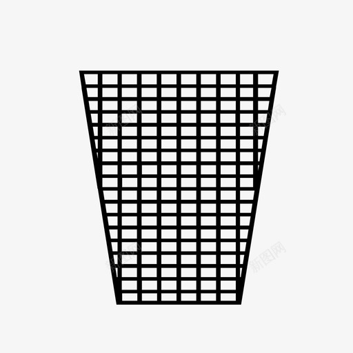 垃圾箱洗衣篮图标svg_新图网 https://ixintu.com 垃圾箱 洗衣篮
