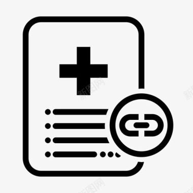 医疗报告链接连接文档图标图标