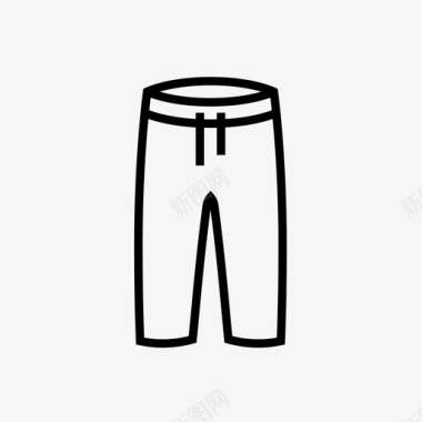 七分裤衣服短裤图标图标
