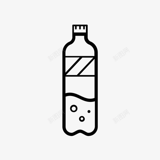 回收塑料瓶瓶标签矿泉水图标svg_新图网 https://ixintu.com 回收塑料瓶 塑料瓶 气泡 瓶子和包装 瓶标签 矿泉水