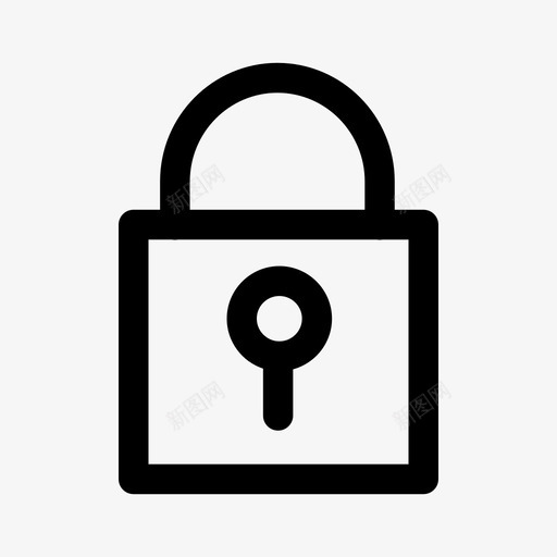锁私人安全图标svg_新图网 https://ixintu.com 安全 私人 锁