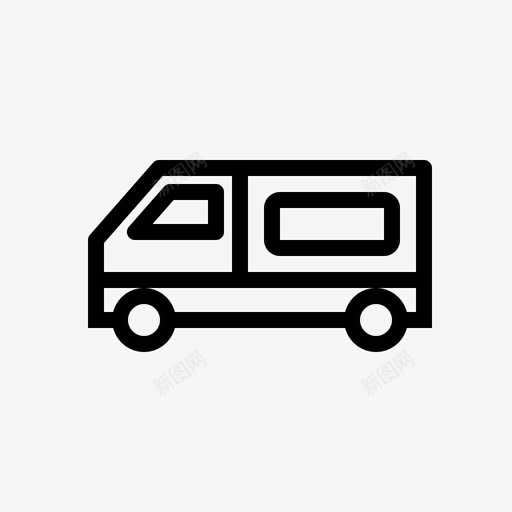 送货车物流运输图标svg_新图网 https://ixintu.com 物流 航运物流 车辆 运输 送货车