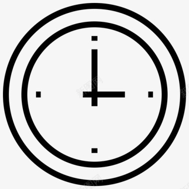 时钟施工管理图标图标