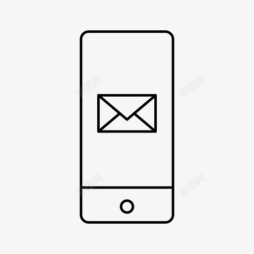 iphone联系人设备电子邮件图标svg_新图网 https://ixintu.com iphone联系人 屏幕 消息 电子邮件 设备