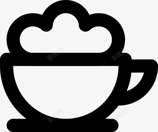 卡普西诺咖啡咖啡饮料图标svg_新图网 https://ixintu.com 卡普西诺咖啡 咖啡 商店 斯玛西尼咖啡店md概述 饮料