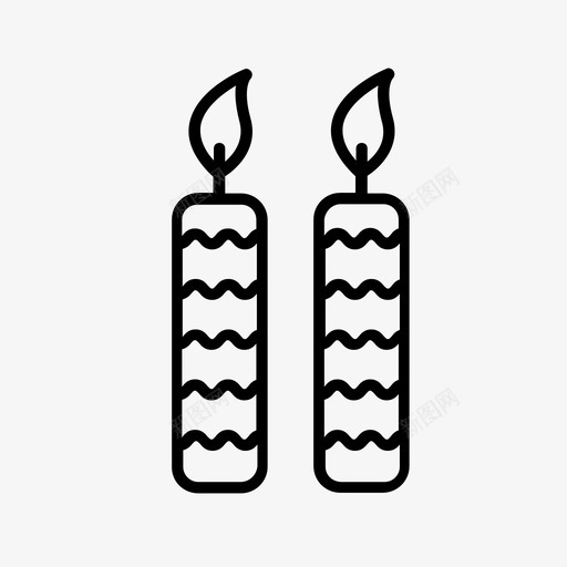 蜡烛生日蛋糕图标svg_新图网 https://ixintu.com 庆祝 生日 聚会 蛋糕 蜡烛