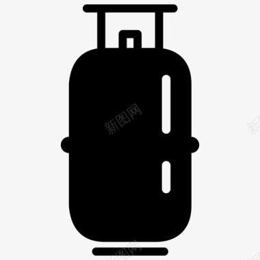 煤气瓶煤气订票家用煤气图标图标