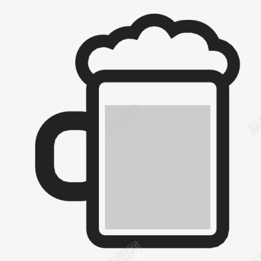 啤酒杯饮料酒图标图标
