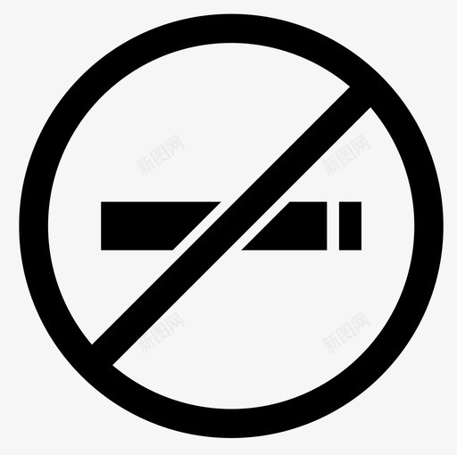禁烟空气香烟图标svg_新图网 https://ixintu.com 吸烟 城市 尊重 烟草 禁烟 空气 香烟