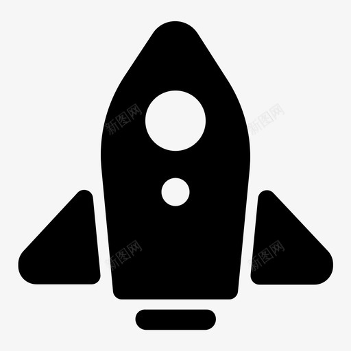 宇宙飞船发射火箭图标svg_新图网 https://ixintu.com 发射 宇宙飞船 火箭