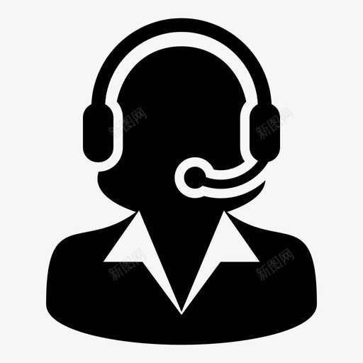 客户服务呼叫中心耳机图标svg_新图网 https://ixintu.com 呼叫中心 女士 客户支持向量图标 客户服务 帮助热线 支持 服务 耳机