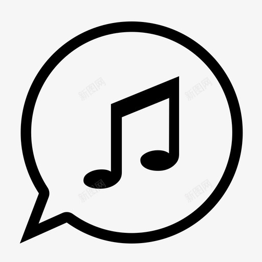 音乐聊天buble音乐会图标svg_新图网 https://ixintu.com buble 聊天 音乐会 音乐聊天