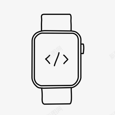 苹果手表编码苹果手表设备图标图标