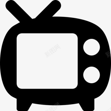 复古电视图标图标
