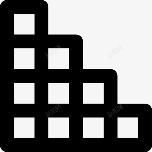书架物品家具图标svg_新图网 https://ixintu.com 书架 家具 家庭用品 物品