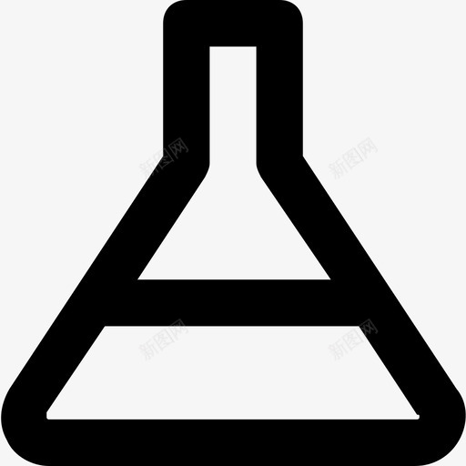 erlenmeyerflask实验labflask图标svg_新图网 https://ixintu.com erlenmeyerflask labflask laboratory lineessentials图标集 research 实验