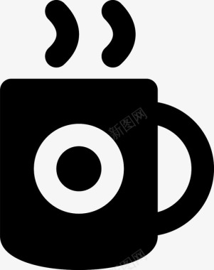 咖啡杯马克杯smashicons咖啡店mdsolid图标图标