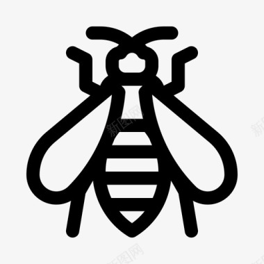 蜜蜂飞蜂大黄蜂图标图标