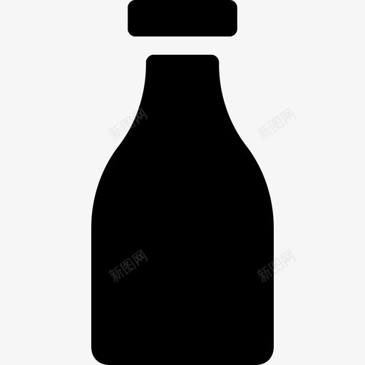 瓶子奶瓶水瓶图标svg_新图网 https://ixintu.com 奶瓶 水瓶 瓶子 网页和用户界面图标
