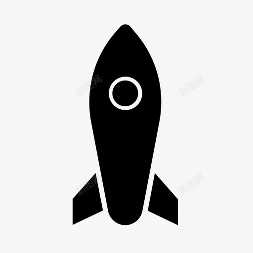 启动导弹飞船图标svg_新图网 https://ixintu.com 启动 宇宙飞船 导弹 火箭 飞船
