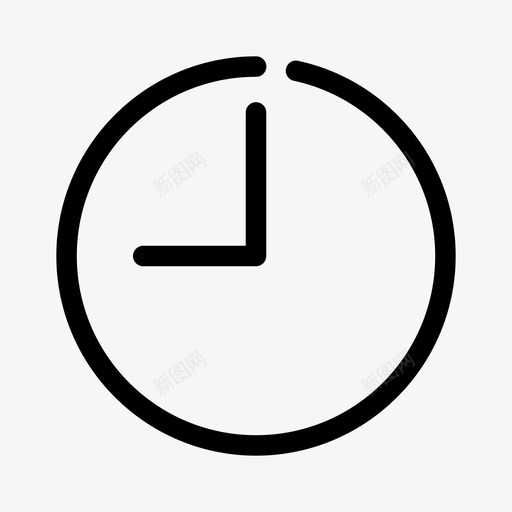 时钟分钟时间图标svg_新图网 https://ixintu.com 业务缺口填补 分钟 手表 挂钟 时钟 时间