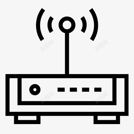 路由器连接http图标svg_新图网 https://ixintu.com http internet wifi 路由器 路由器系列 连接