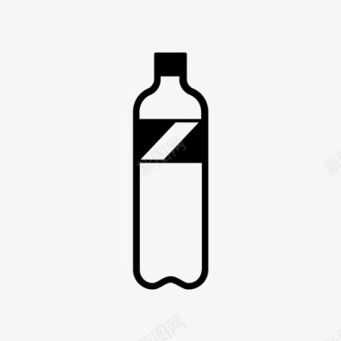 回收塑料瓶瓶标签矿泉水图标图标