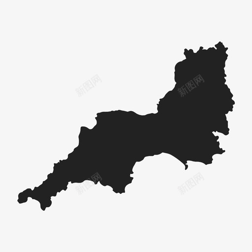 西南英格兰地理图标svg_新图网 https://ixintu.com 地图 地理 英国 英格兰 西南