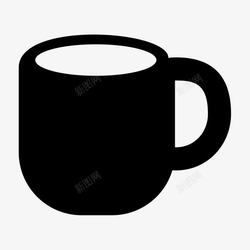 马克杯咖啡茶图标svg_新图网 https://ixintu.com 咖啡 每日新闻 茶 马克杯