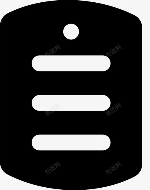 狗标签军队徽章图标svg_新图网 https://ixintu.com 军事 军队 徽章 战争 狗标签 粉碎图标徽章陆军md固体