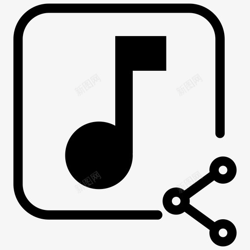共享音乐共享音乐播放器共享歌曲图标svg_新图网 https://ixintu.com 共享歌曲 共享音乐 共享音乐播放器