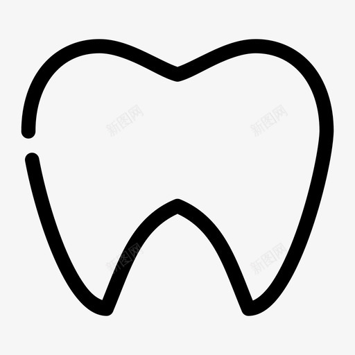 牙齿牙医健康图标svg_新图网 https://ixintu.com 健康 牙医 牙齿 臼齿
