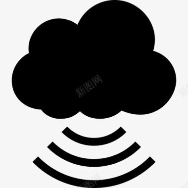 云互联网连接wifi图标图标