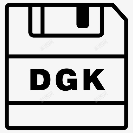 保存dgk文件dgk扩展名图标svg_新图网 https://ixintu.com dgk扩展名 保存dgk 保存图标 文件