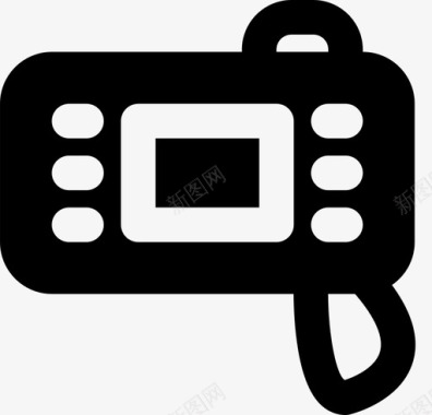 数码相机摄影录音图标图标